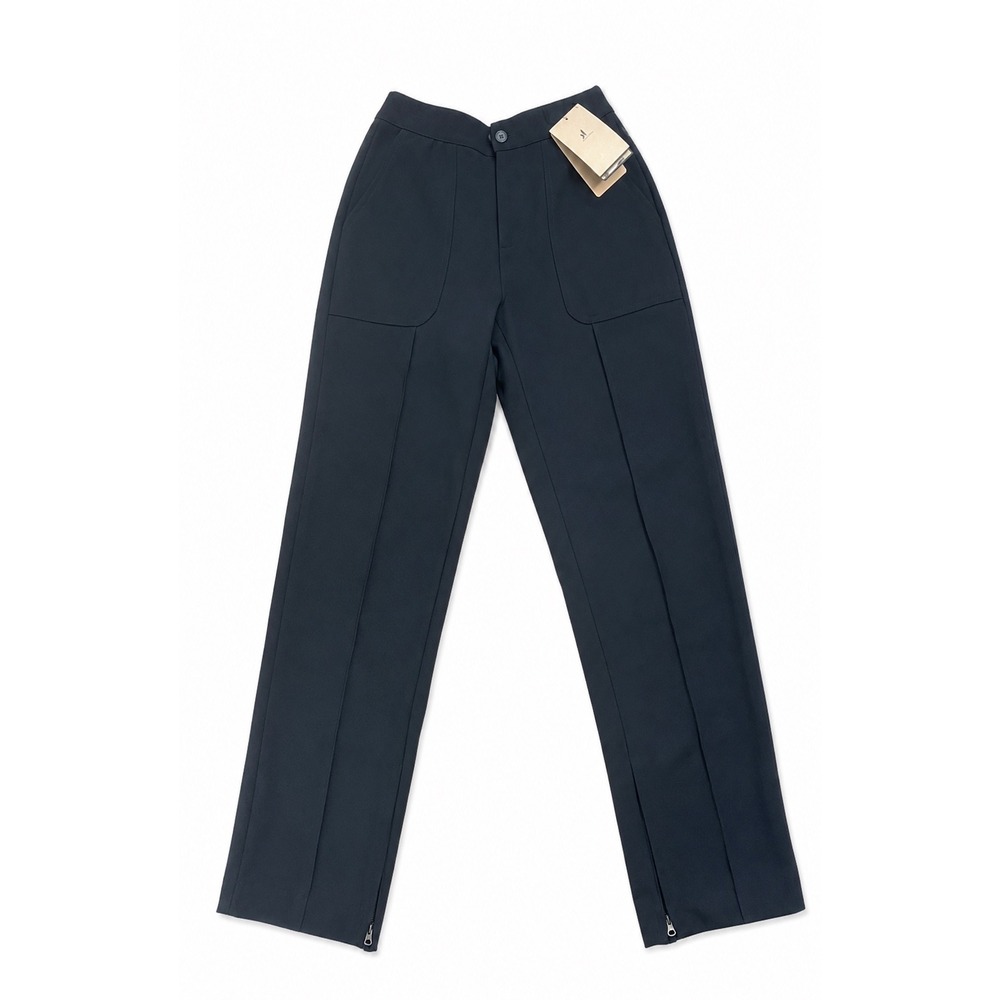 NWT Air Jordan Women's Black Woven Pants XS Zip Hem Cargo Athletic